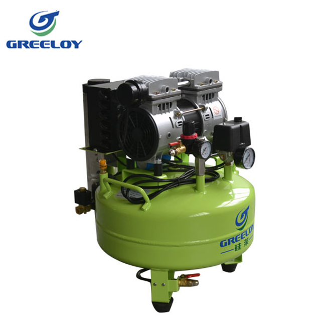 Greeloy® GA-61Y Mini Compressor de Ar Sem Óleo Com Secador