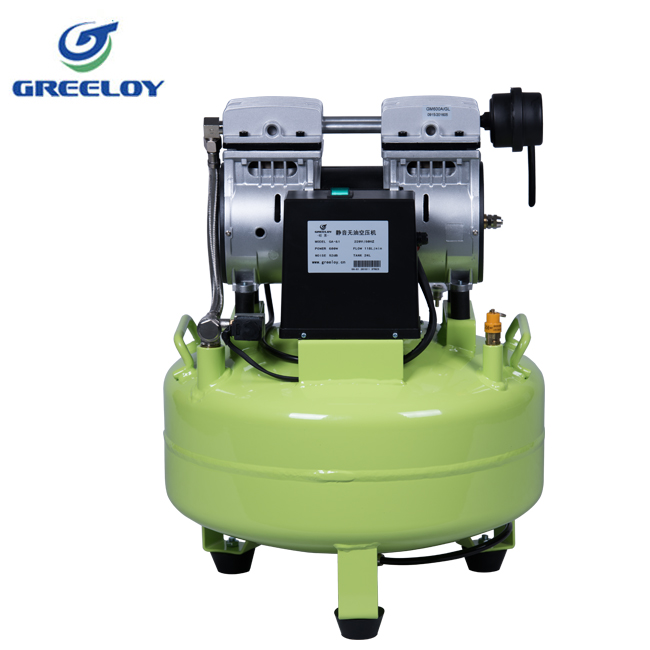 Greeloy® Compressor de ar odontológico sem óleo GA-61