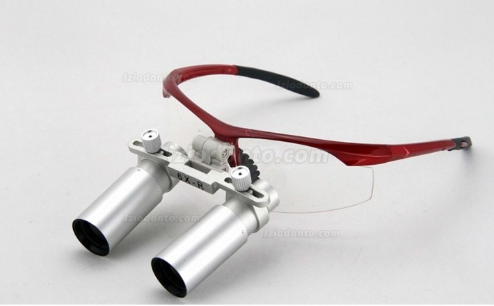 6.0X 420mm Lupas médicas binocular dentista lupa odontologia lupas óculos