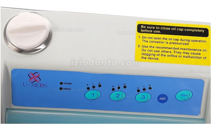 BTY700 Sistema de limpeça e lubrificação odontológico