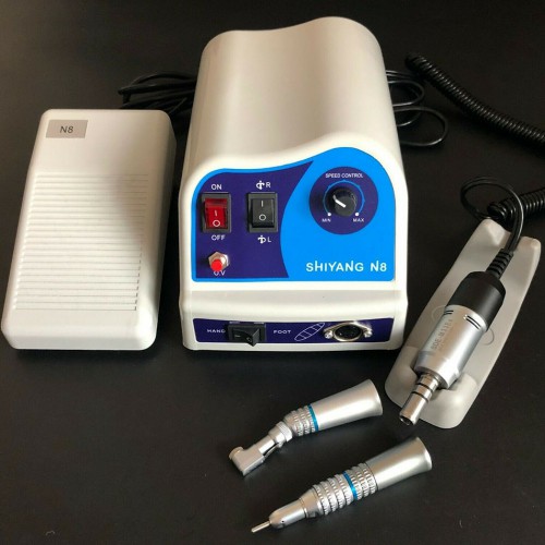 SHIYANG N8 Micromotor Dentário 45,000RPM Contra Angulo Motor Pneumático Kit