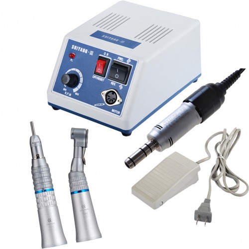 SHIYANG N3S S05 Micromotor Odontológico Contra Angulo Motor Pneumático Kit