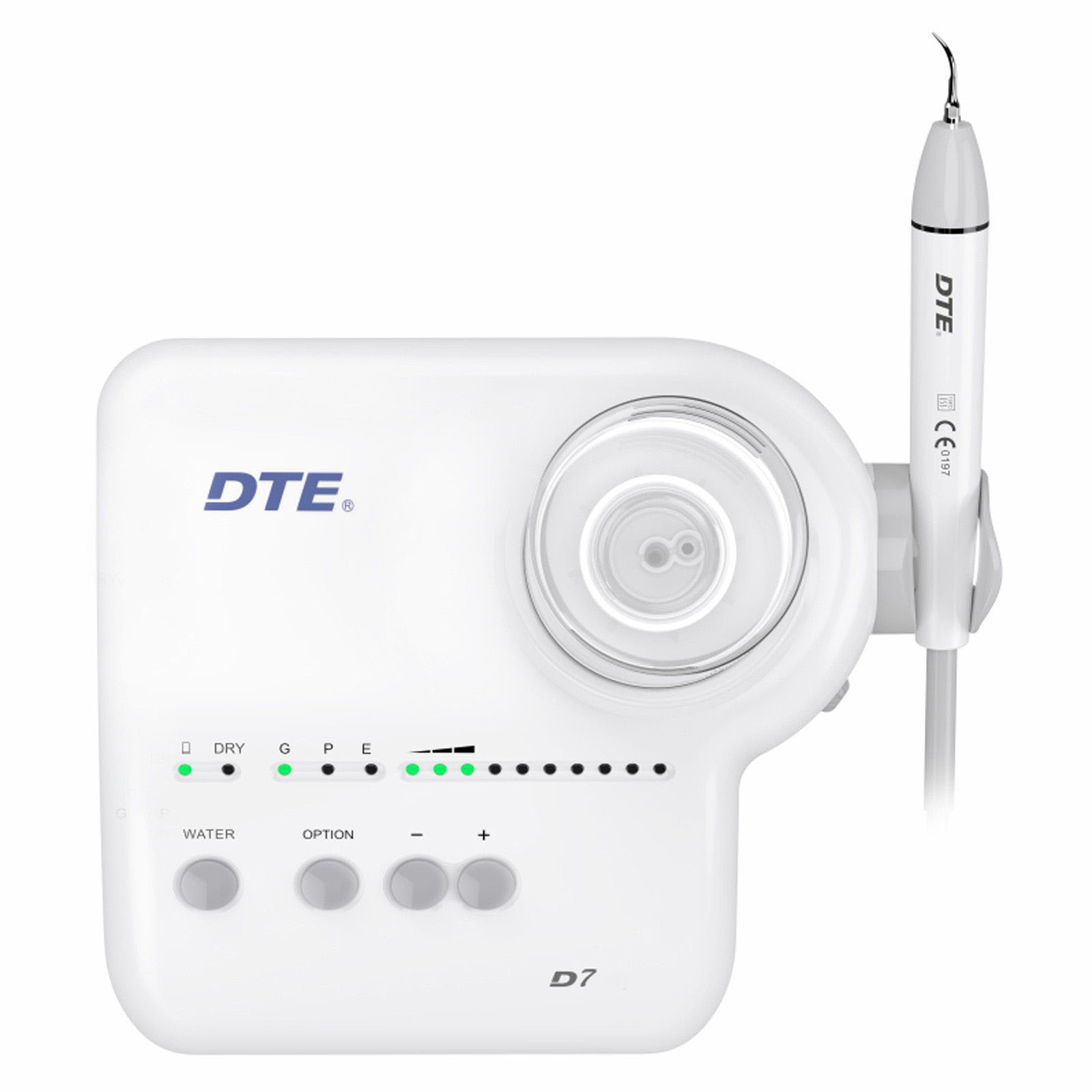 Woodpecker® DTE D7 Ultrassom Odontológico Scaler com & Reservatório Compatível com SATELEC