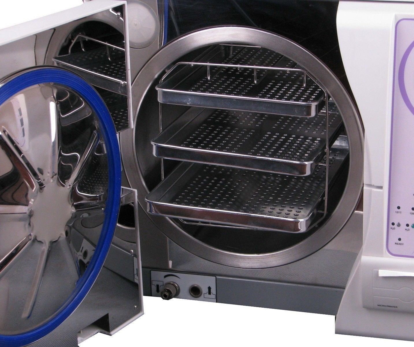 Sun® SUN-II-D 18L Esterilizador odontológico autoclave a vapor a vácuo com impressora