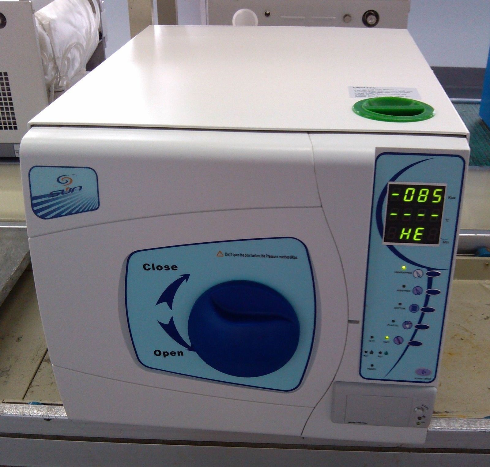 Sun® SUN-II-D 16L Esterilizador odontológico autoclave vapor de vácuo com impressora