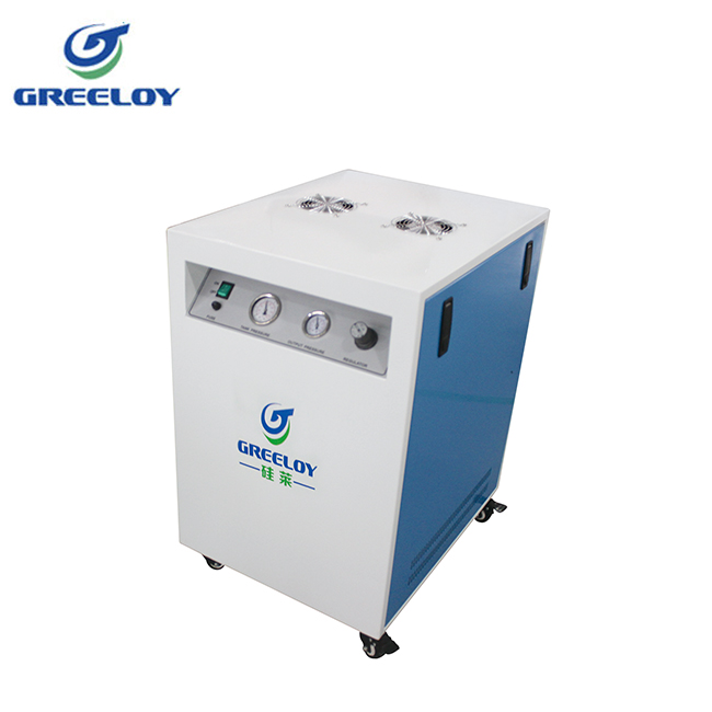 Greeloy® GA-61XY Compressor de ar sem óleo sem óleo com secador e gabinete silencioso