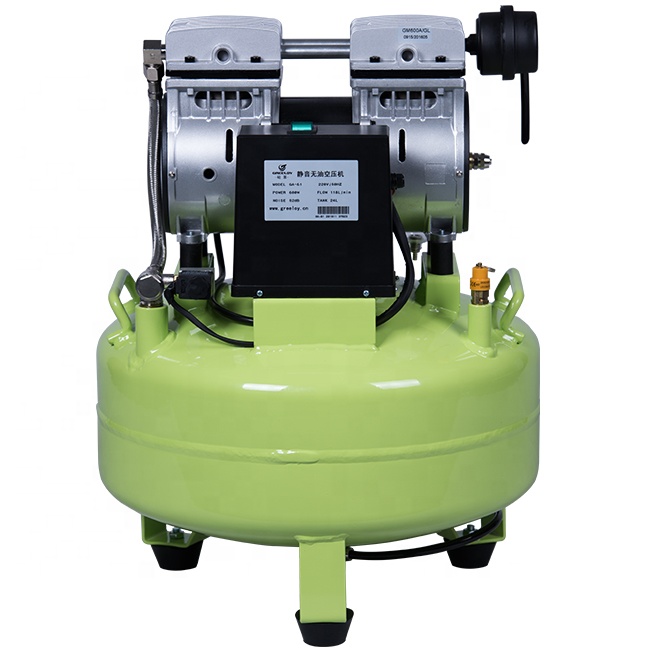 Greeloy® GA-61X Compressor de ar livre de óleo com gabinete silencioso