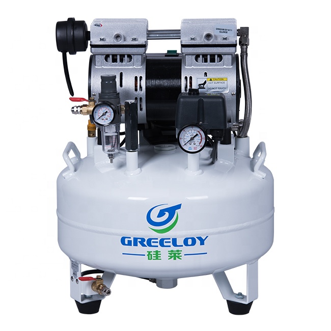 Greeloy® GA-61X Compressor de ar livre de óleo com gabinete silencioso