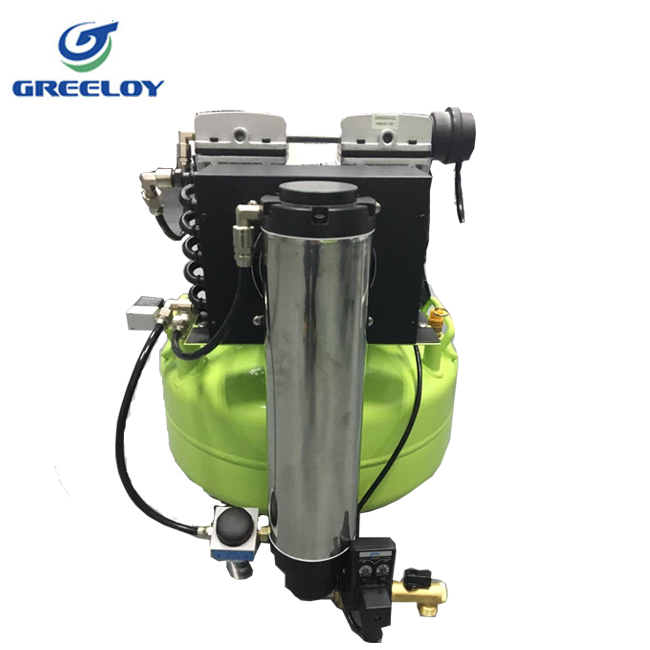 Greeloy® GA-61Y Mini Compressor de Ar Sem Óleo Com Secador