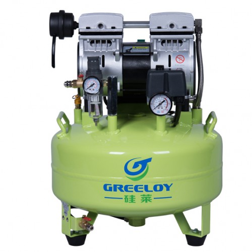 Greeloy® Compressor de ar odontológico sem óleo GA-61
