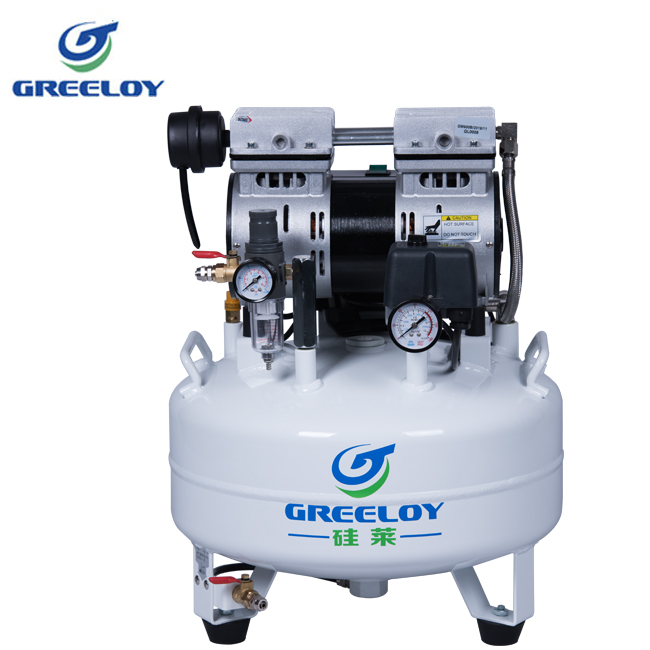 Greeloy® Compressor de ar odontológico sem óleo GA-61