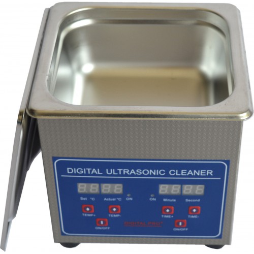 1.3L Limpador Dental Ultrassônico Controle Digital LCD em Aço Inoxidável JPS-08A