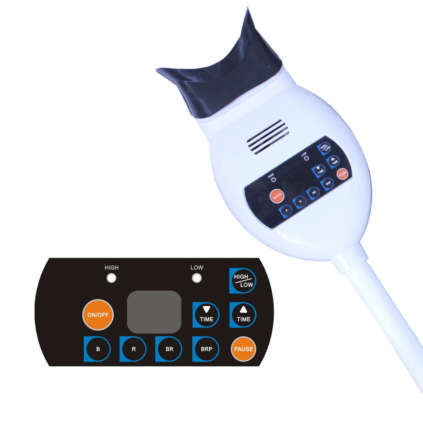 Sistema para clareamento odontológico Luz de led para clareamento dental 3*Luz LED & 2Pcs Óculos
