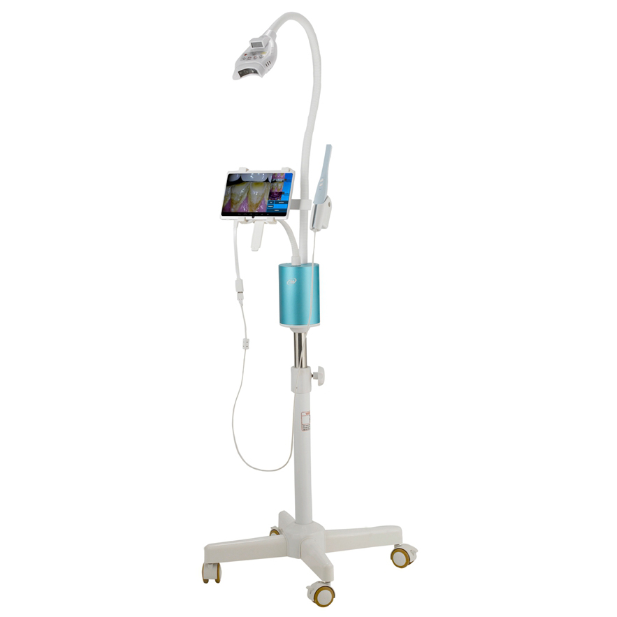 MLG M-66B Profissional Lâmpada de clareamento dental led com monitor LCD de 7 polegadas