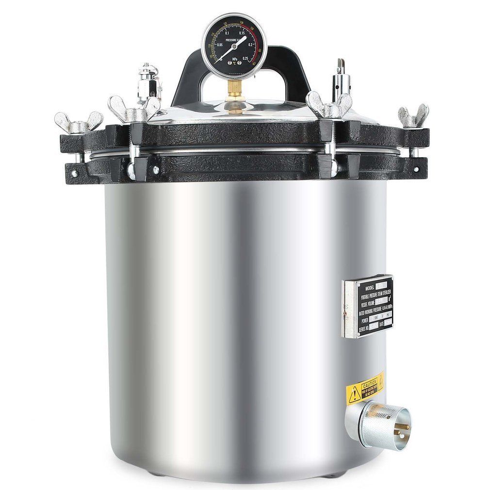 18L Alta pressão Esterilizador a vapor para odontologia médica tatuagem esterilizador de autoclave