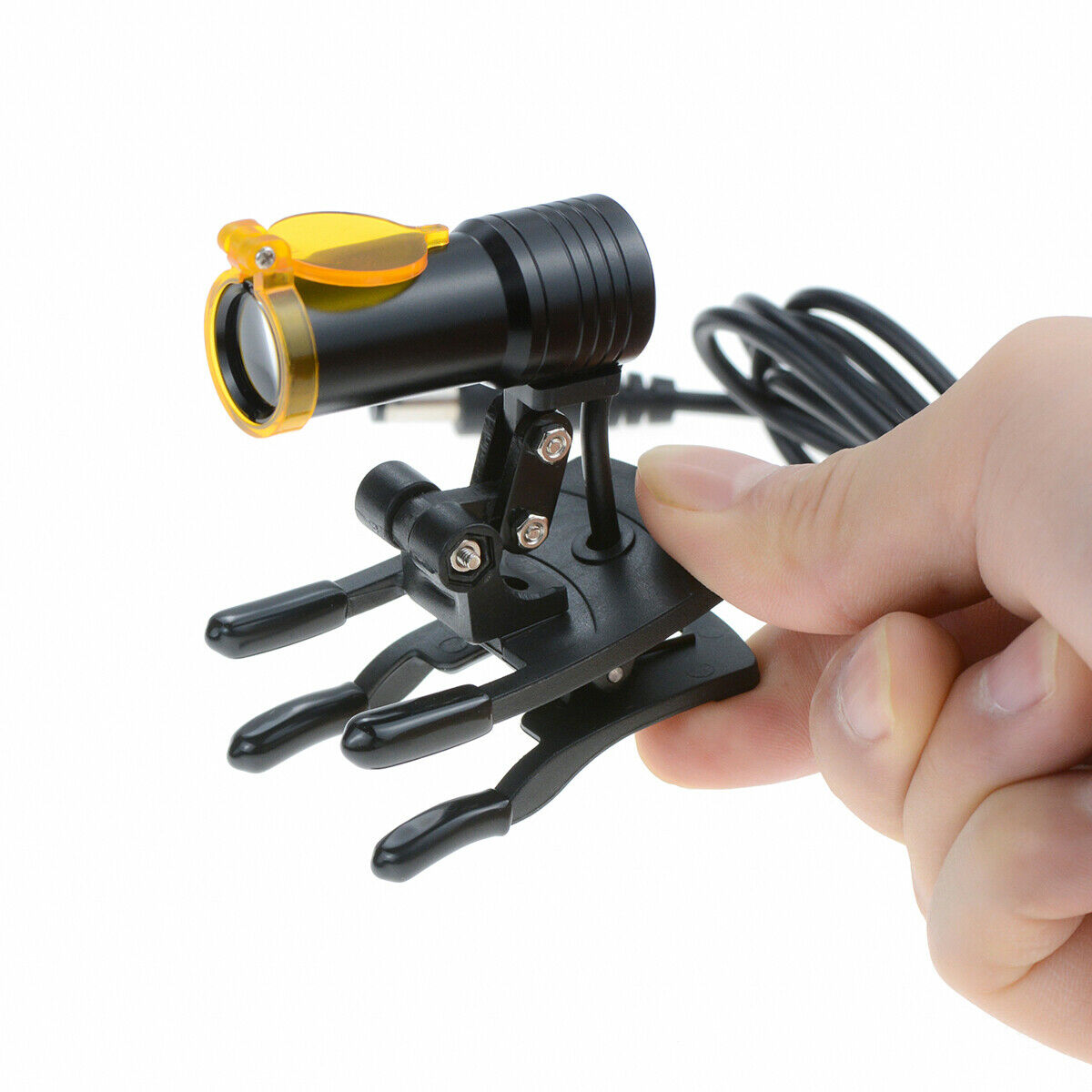 5W fotoforo cirurgico odontologio com farol de clipe de filtro para lupa