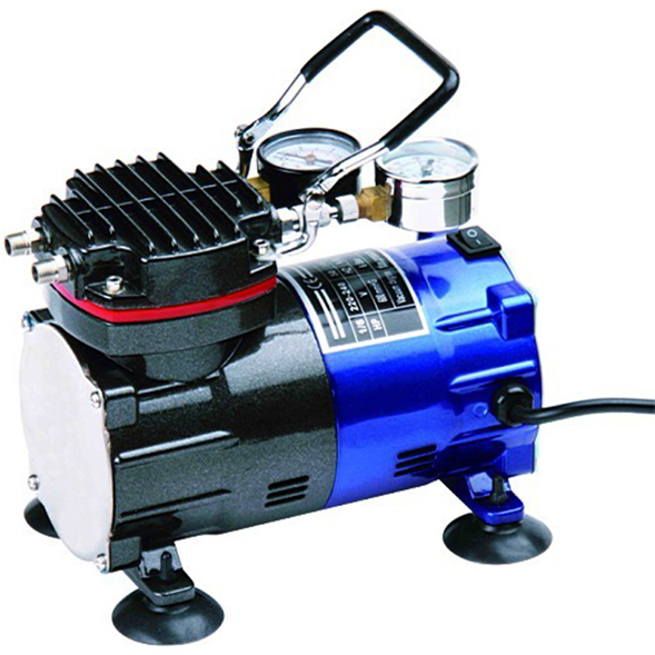 Greeloy GZ602 Mini Compressor de ar de inflação portátil e bomba de vácuo sem tanque