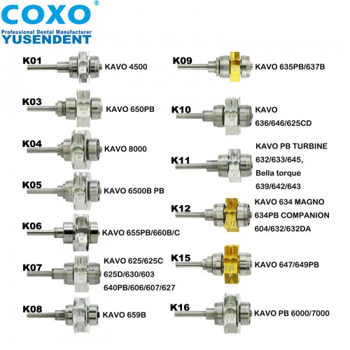 YUSENDENT® COXO Dental Rotor Cartucho Compatível com KAVO Turbina de Alta Velocidade