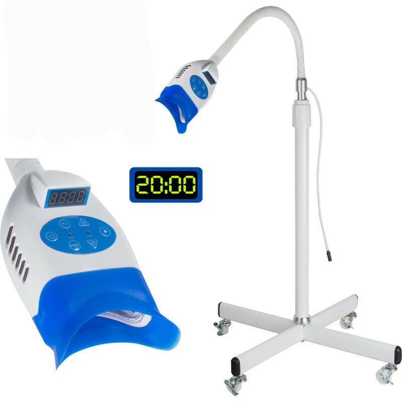 Móvel Maquina Clareamento Dental Luz LED Fria 36W Clareador Odontológico Aparelho