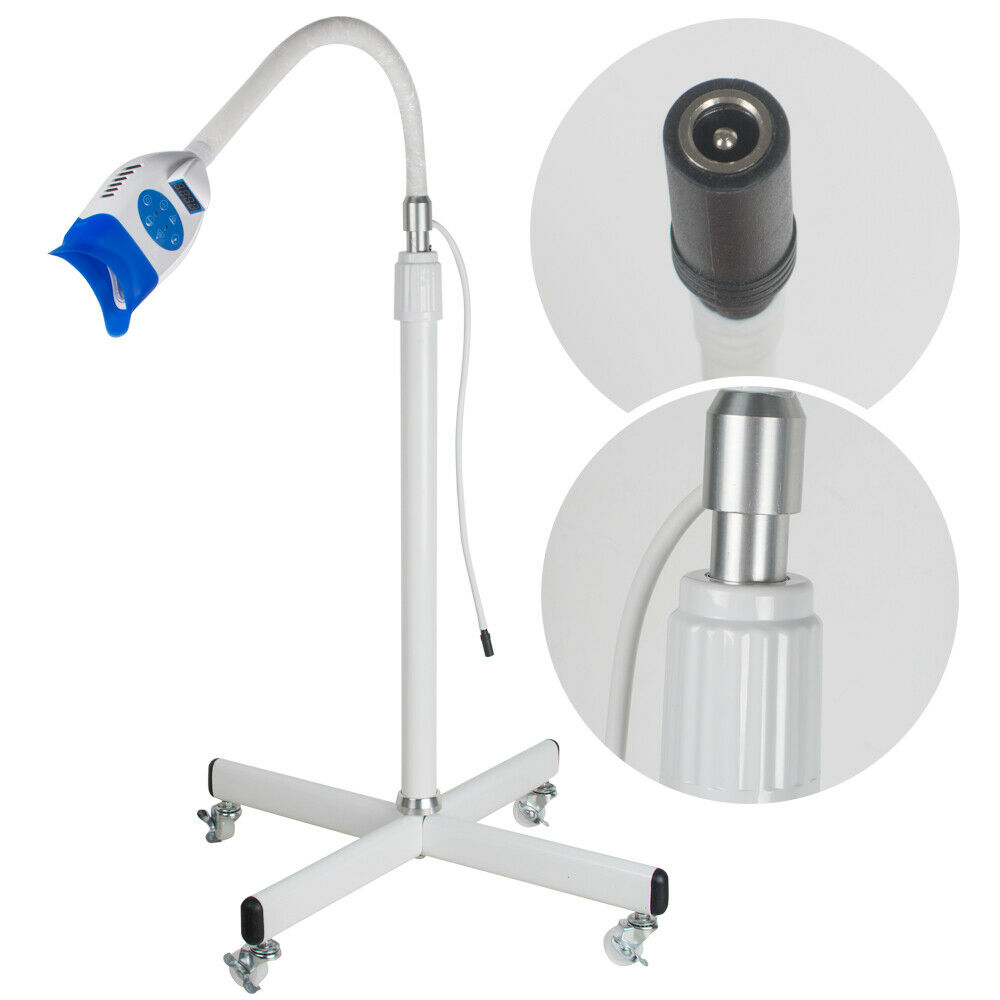 Móvel Maquina Clareamento Dental Luz LED Fria 36W Clareador Odontológico Aparelho