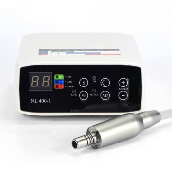 Externo Micromotor elétrico odontologico dental sem escovas com luz led spray de água interno NL400-I