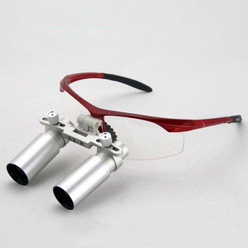 6.0X 420mm Lupas médicas binocular dentista lupa odontologia lupas óculos