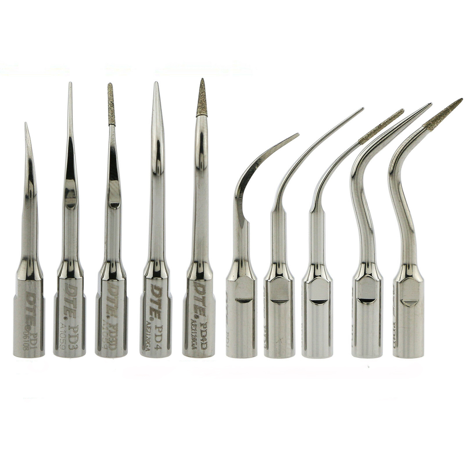 10Pcs Woodpecker DTE Pontas ultrassom endodontia periodontia compatível com NSK Satelec