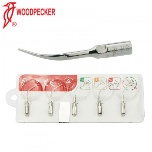 5Pcs Woodpecker P3 Pontas de ultrassom para scaler periodontia compatível comt EMS UDS