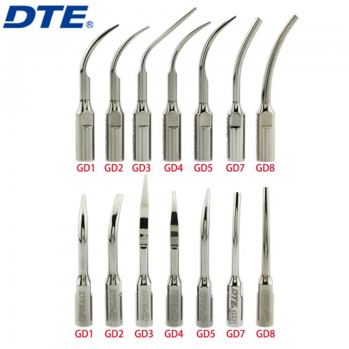 10Pcs Woodpecker DTE GD1 GD2 GD3 GD4 GD5 Ponta de Ultrassom para Scaler Escala Supragengival Compatível com NSK SATELEC