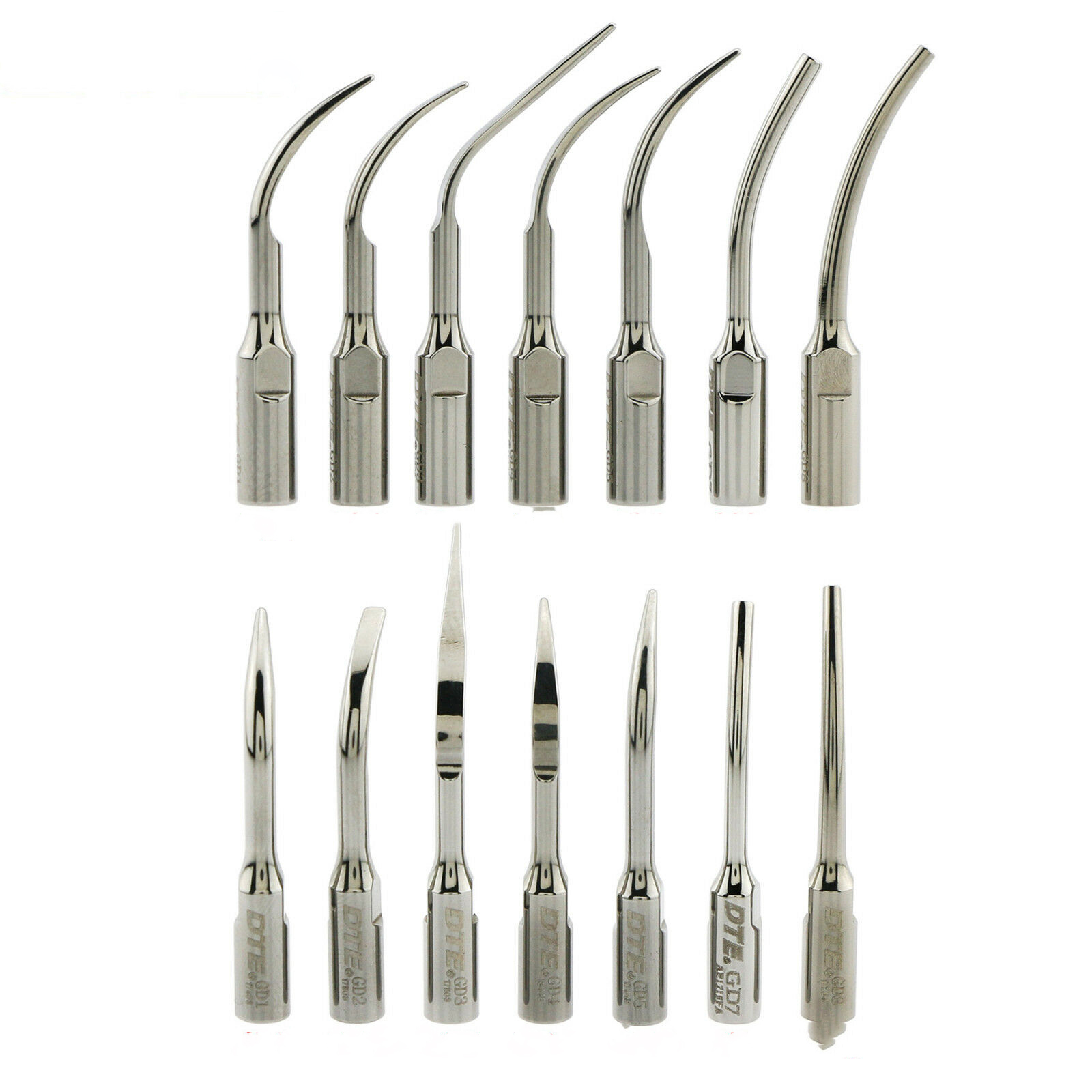 10Pcs Woodpecker DTE GD1 GD2 GD3 GD4 GD5 Ponta de Ultrassom para Scaler Escala Supragengival Compatível com NSK SATELEC