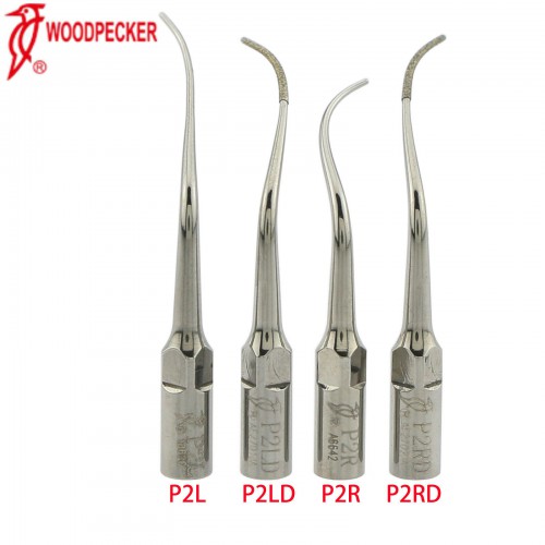 Woodpecker Pontas de ultrassom periodontia P2L P2R P2LD P2RD compatível com EMS UDS
