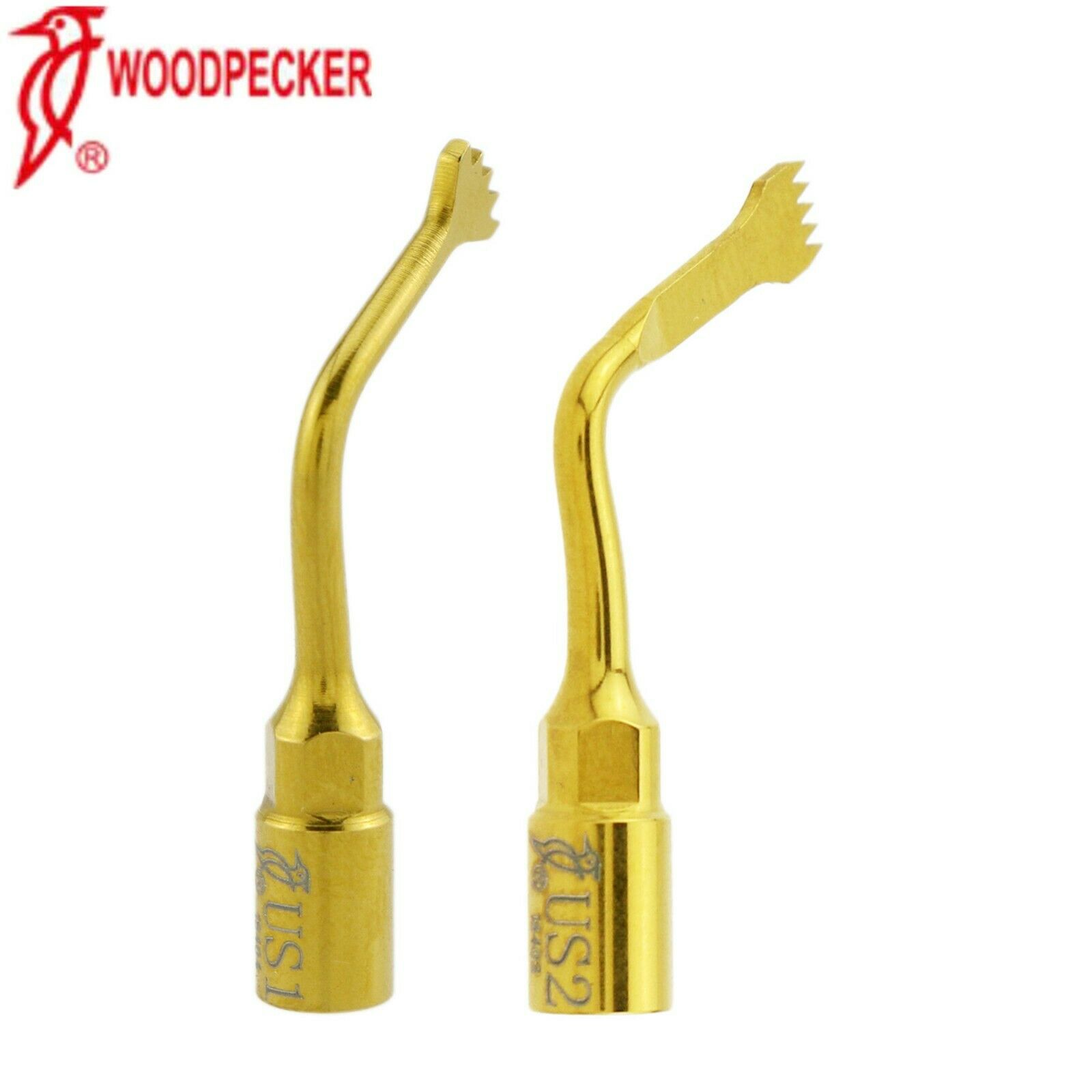 Woodpecker Ultrassocirurgia dentária pontas para cirurgia óssea US1 US2 compatível com EMS Woodpecker Mectron