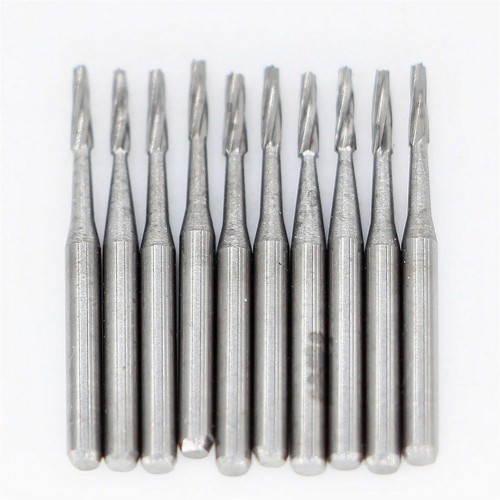 50 x Brocas dentais de carboneto FG168/169/170/171/172/169L/170L/171L para peça de mão HP