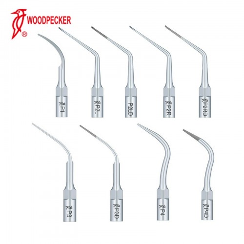 10Pcs Woodpecker Pontas para Ultrassom Periodontia P1 P2L P2R P2LD P2RD P3 P3D P4 P4D compatível com EMS