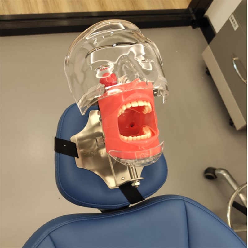 Manequim cabeca manequim odontologico para apoio de cabeça de cadeira typodont compatível com Nissin Kilgore / Frasaco