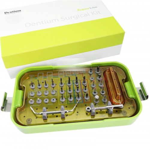 Dentium Kit de ferramentas cirúrgicas UXIF SuperLine Kit de instrumentos para cirurgia de implante