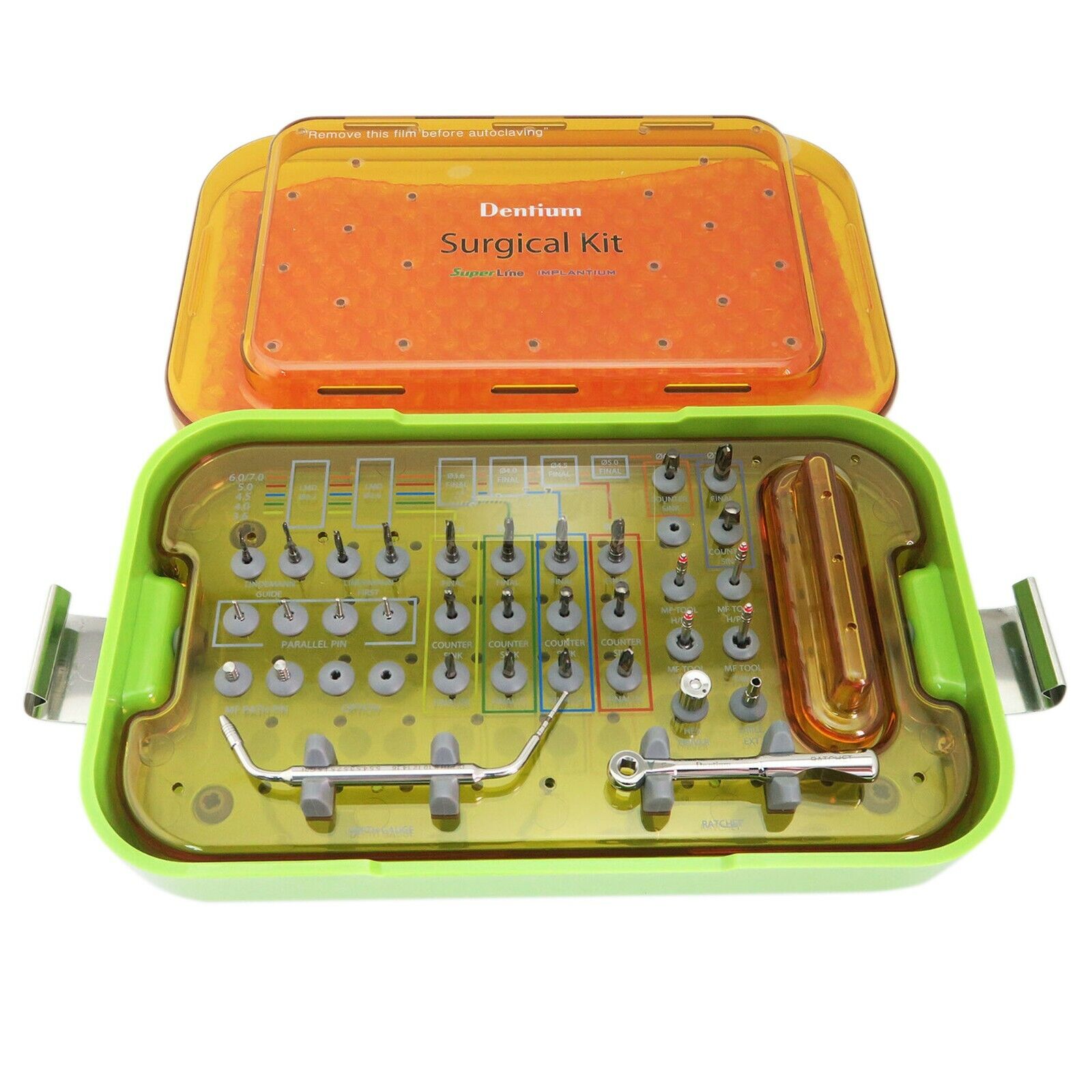 Dentium Kit de ferramentas cirúrgicas UXIF SuperLine Kit de instrumentos para cirurgia de implante