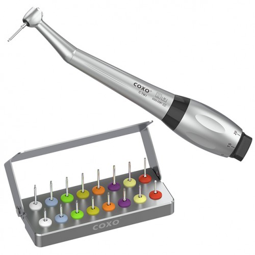 YUSENDNET COXO C-TW1 Kit de chave de torque universal para implantes dentários com 16 chaves de fenda