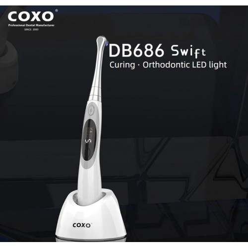 YUSENDENT COXO DB-686 Swift Fotopolimerizadora de LED ortodôntica odontológica com detecção de cárie