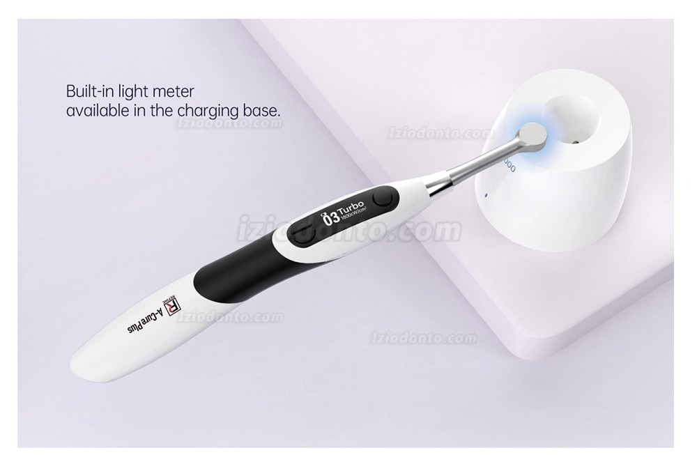 Refine A-Cure Plus Wireless Dental LED Curing Light With Light Meter & Caries Detection