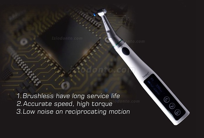 Denjoy Ai-Mate Motor Endodôntico Brushless com Localizador de Apex Mini Contra-ângulo 6:1