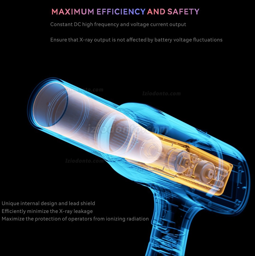 Woodpecker Ai Ray Máquina portátil de raio X dental tela sensível ao toque