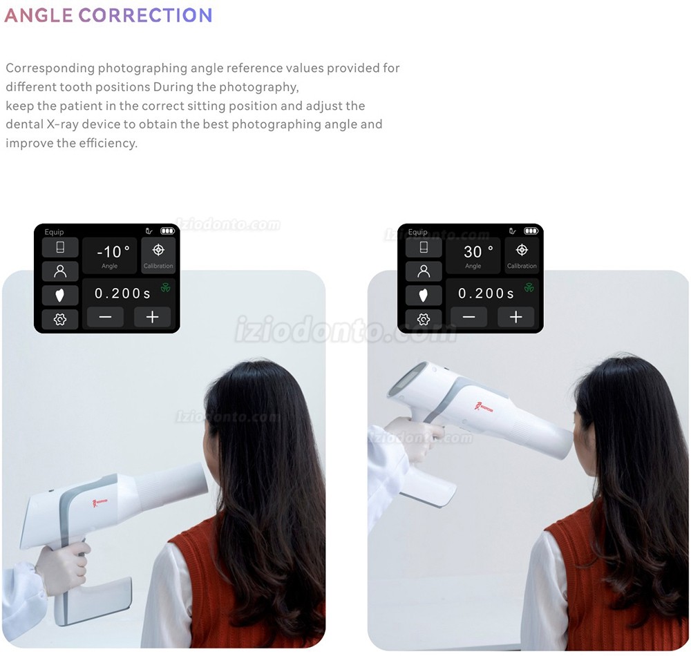 Woodpecker Ai Ray Máquina portátil de raio X dental tela sensível ao toque