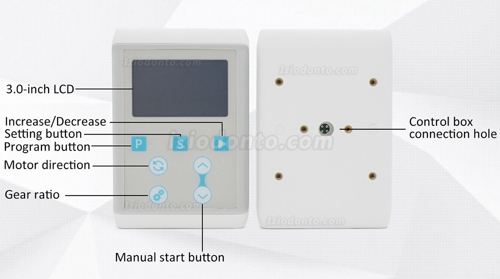 YUSENDENT COXO  Micromotor Elétrico Para cadeira odontológica C PUMA INT+ Ecrã LCD