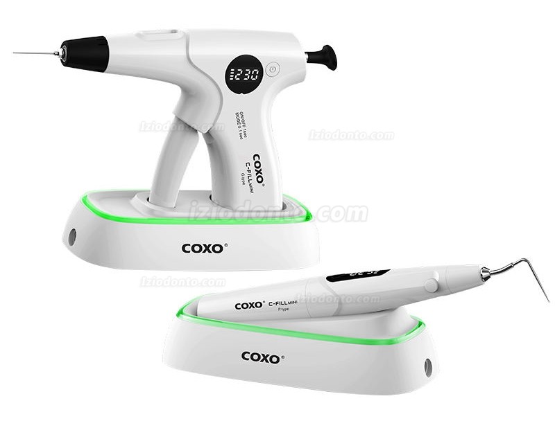 COXO C-Fill Mini Kit de sistema de obturação endodôntica com pistola de endoobturação sem fio + caneta