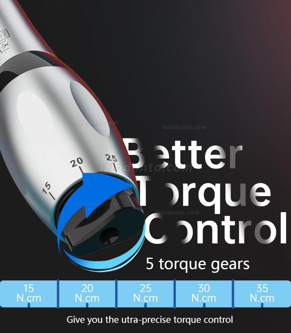 YUSENDNET COXO C-TW1 Kit de chave de torque universal para implantes dentários com 16 chaves de fenda