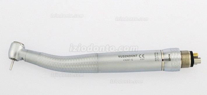 YUSENDENT® COXO CX207-GK-PQ Dental Fibra Óptica Turbina Odontológica compatível com KAVO (com acoplador x1 + Turbina x3)