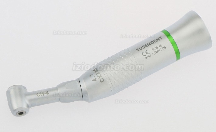 YUSENDENT® COXO CX235C3-4 Contra Angulo Redutor 4:1 Peça de mão Alta Rotação Odontológica 