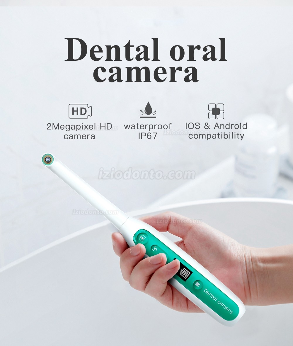 Câmera Intra Oral Sem Fi para inspeção bucal Wifi 1080P HD Android IOS APP Microscópio Digital