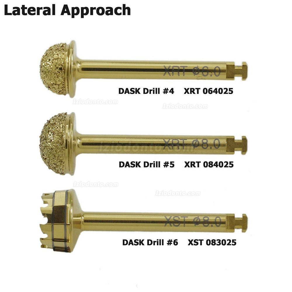 DASK Kit de instrumentos manuais para implante de implante de seio nasal e broca de elevação